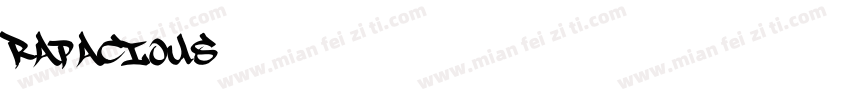 rapacious字体转换