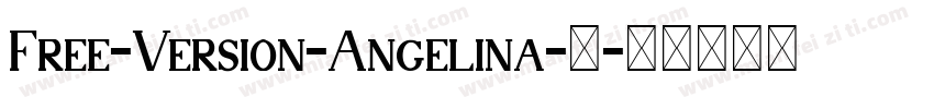 Free-Version-Angelina-2字体转换