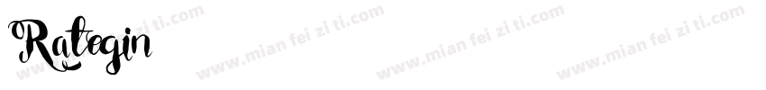Rategin字体转换