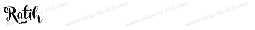 Ratih字体转换