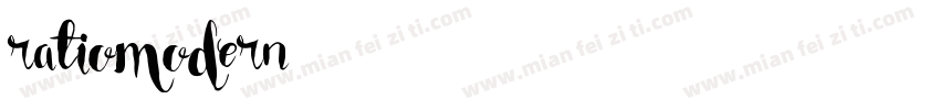 ratiomodern字体转换