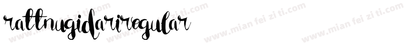 rattnugidariregular字体转换