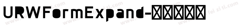 URWFormExpand字体转换