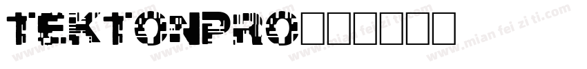 Tektonpro字体转换