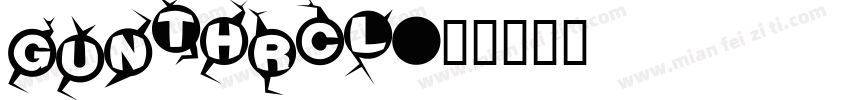 GUNTHRCL字体转换