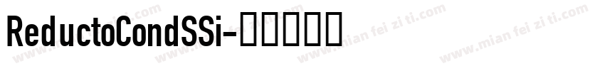 ReductoCondSSi字体转换