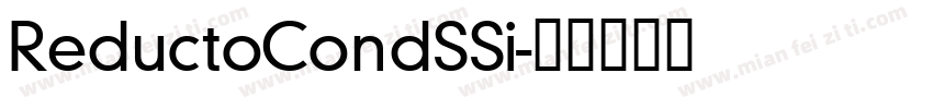 ReductoCondSSi字体转换