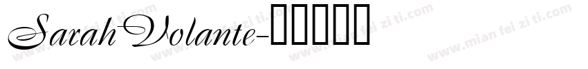 SarahVolante字体转换