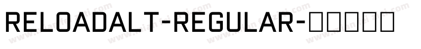 ReloadAlt-Regular字体转换