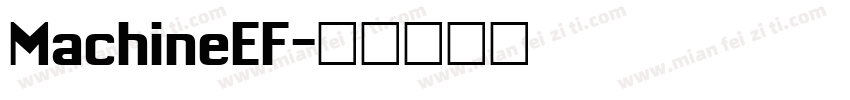 MachineEF字体转换