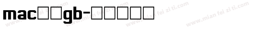 mac仿宋gb字体转换