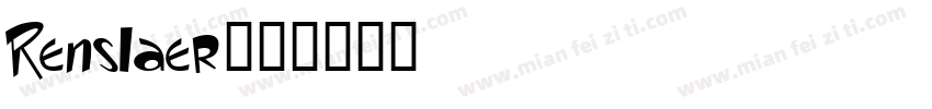 Renslaer字体转换