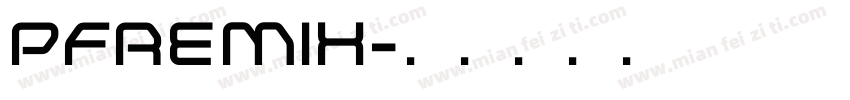 PFRemix字体转换