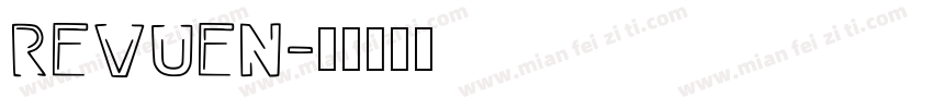 REVUEN字体转换