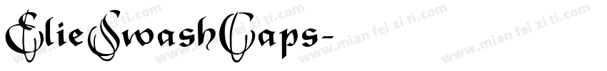 ElieSwashCaps字体转换