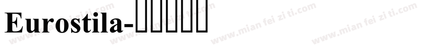 Eurostila字体转换