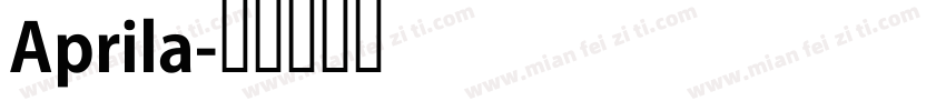 Aprila字体转换