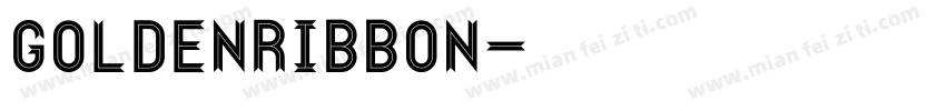 GoldenRibbon字体转换