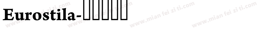 Eurostila字体转换