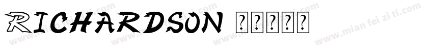 Richardson字体转换