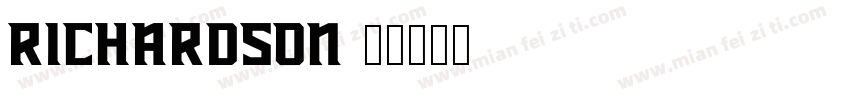 Richardson字体转换