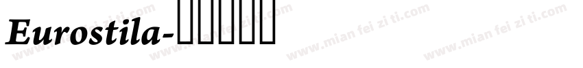 Eurostila字体转换