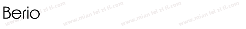 Berio字体转换