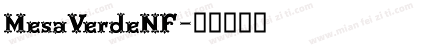 MesaVerdeNF字体转换