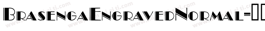 BrasengaEngravedNormal字体转换