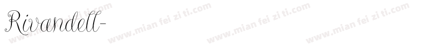 Rivandell字体转换
