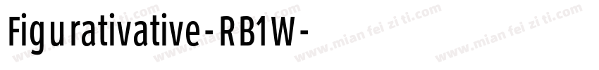 Figurativative-RB1W字体转换