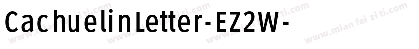 CachuelinLetter-EZ2W字体转换