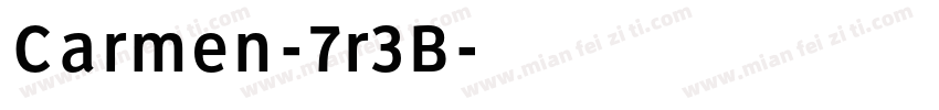 Carmen-7r3B字体转换