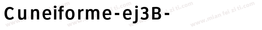 Cuneiforme-ej3B字体转换