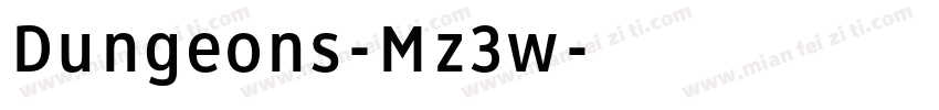 Dungeons-Mz3w字体转换