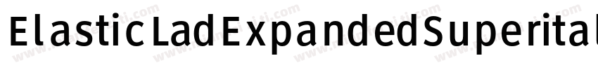 ElasticLadExpandedSuperital-lgK3w字体转换