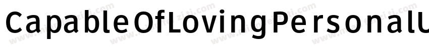 CapableOfLovingPersonalUse-z4w4字体转换
