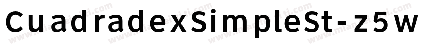 CuadradexSimpleSt-z5w0字体转换