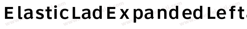 ElasticLadExpandedLeftalic-K7W6W字体转换