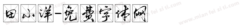 田小洋字体转换