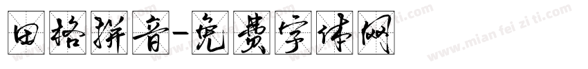 田格拼音字体转换