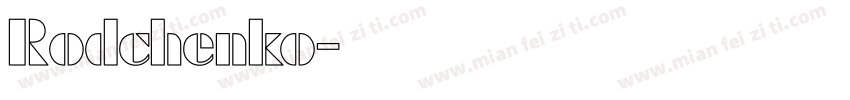 Rodchenko字体转换