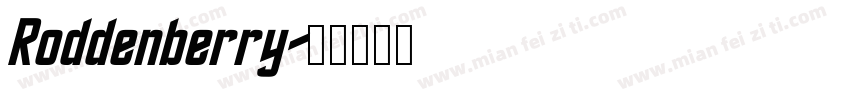 Roddenberry字体转换
