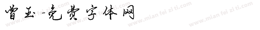 曾玉字体转换