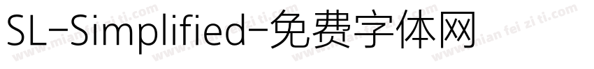 SL-Simplified字体转换