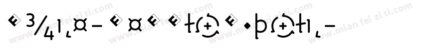 Roice-RegularItalic字体转换