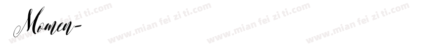 瞬间Momen字体转换