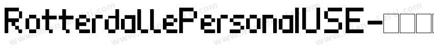 RotterdallePersonaIUSE字体转换
