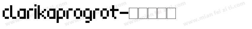 clarikaprogrot字体转换