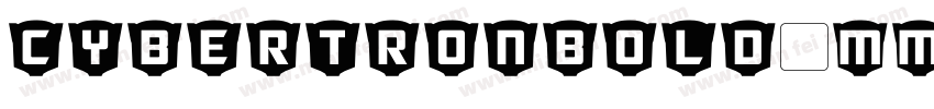 CybertronBold-Mm3x字体转换